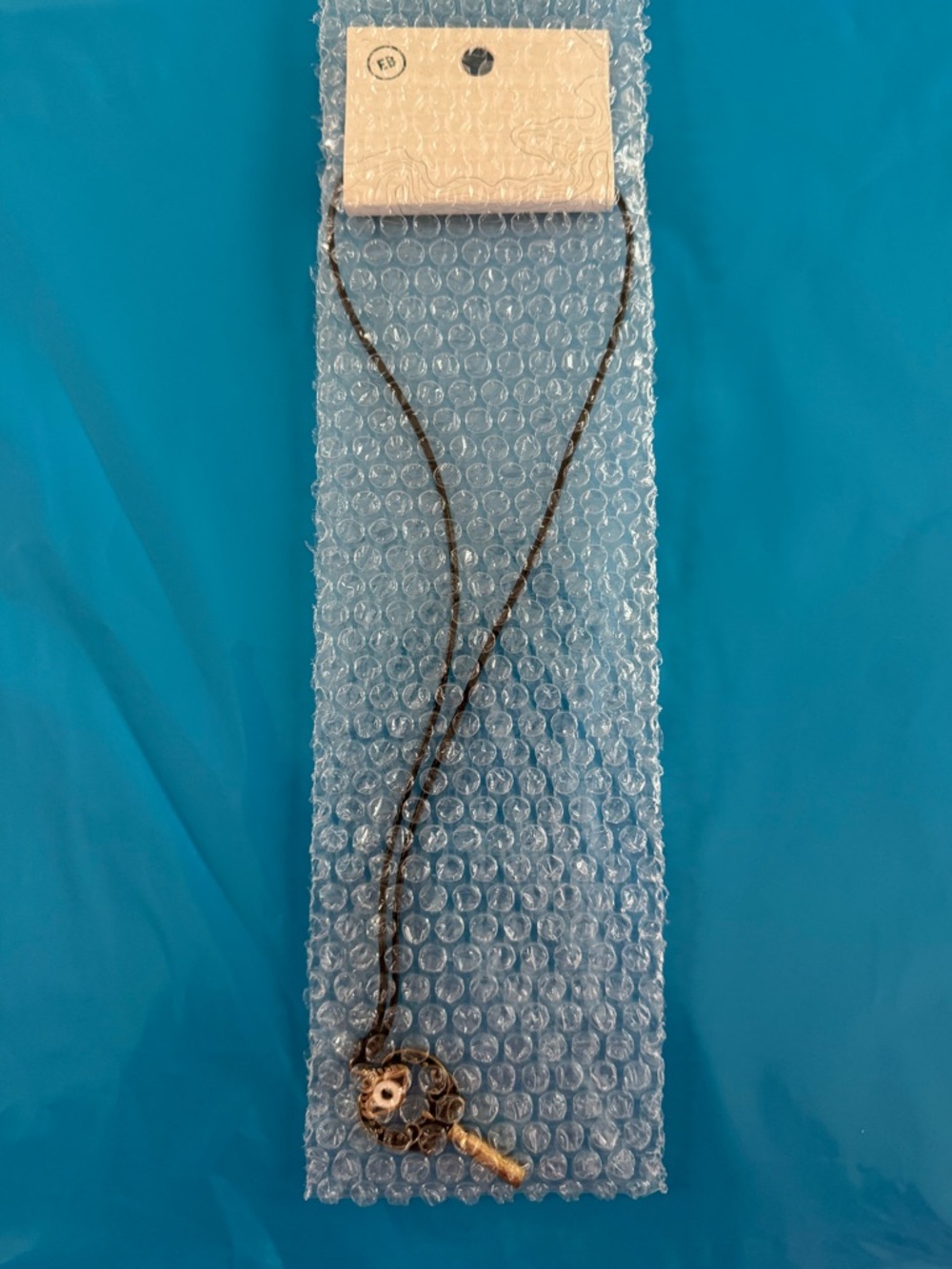 NWT Evil Eye Key Pendant Necklace - Picture 3 of 4
